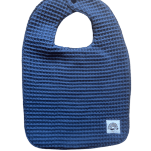 Grand Bavoir nid d'abeille (5 couleurs) - Moomie - Bleu Houle