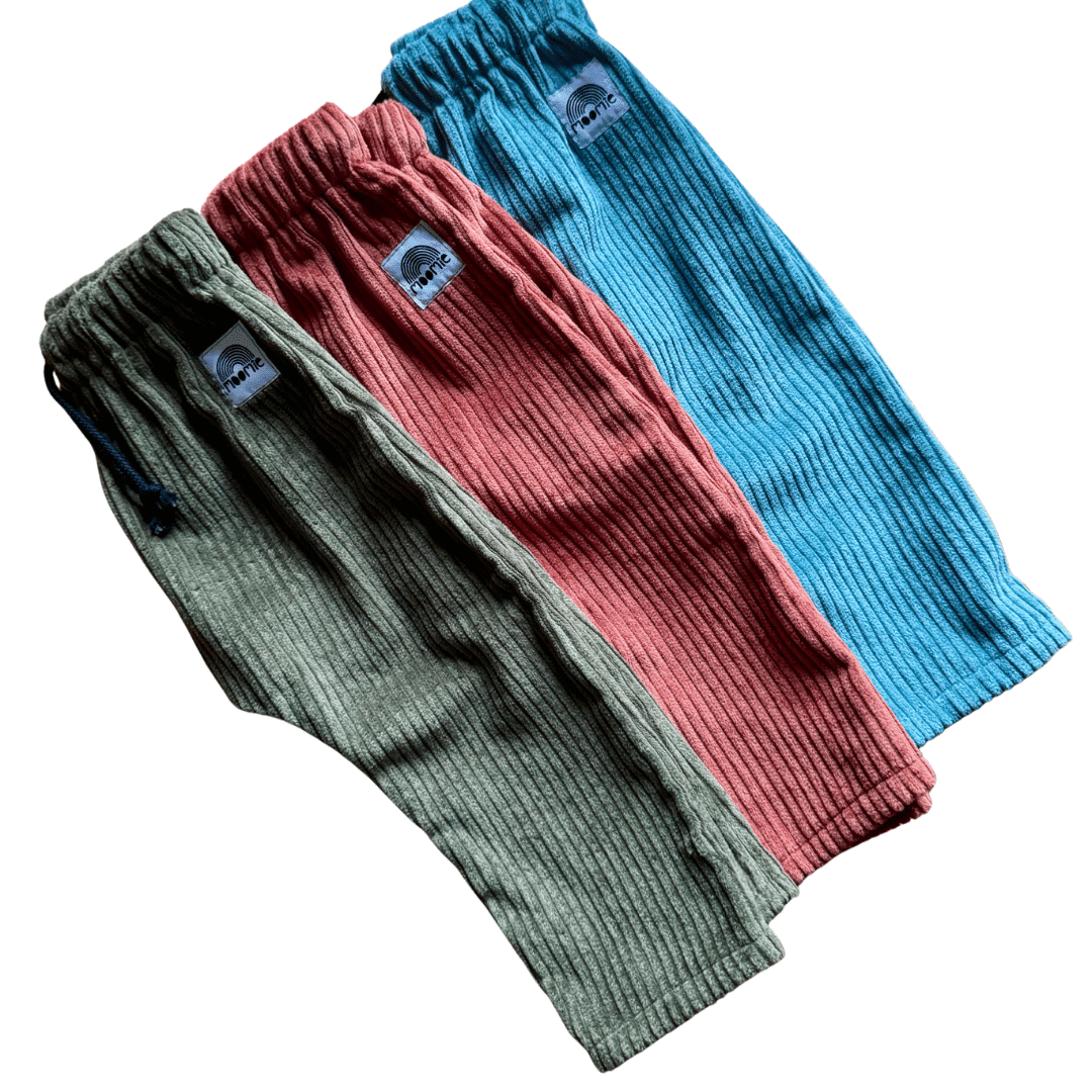 Pantalon velours bleu - Moomie – Image 2