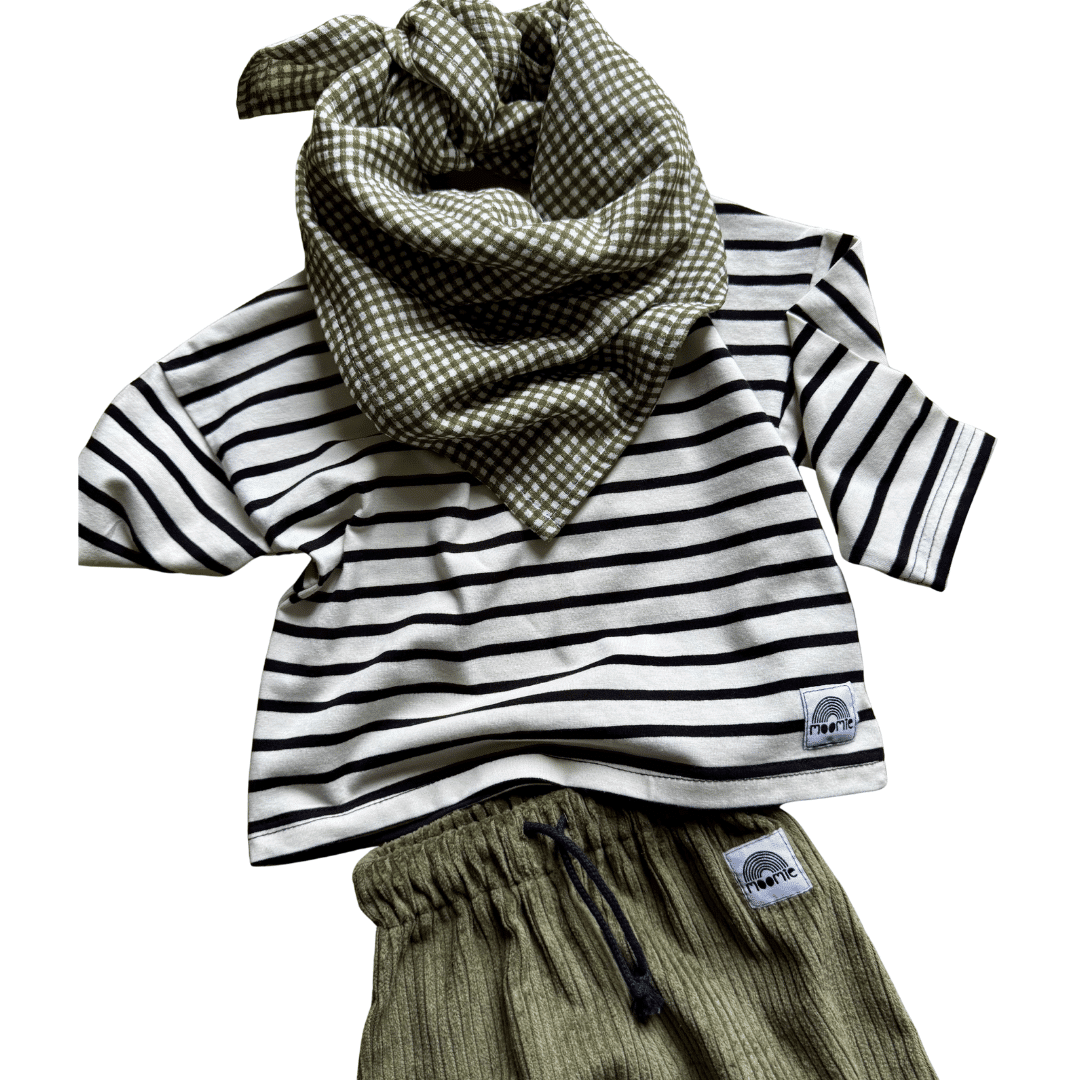 Foulard vichy kaki - Moomie