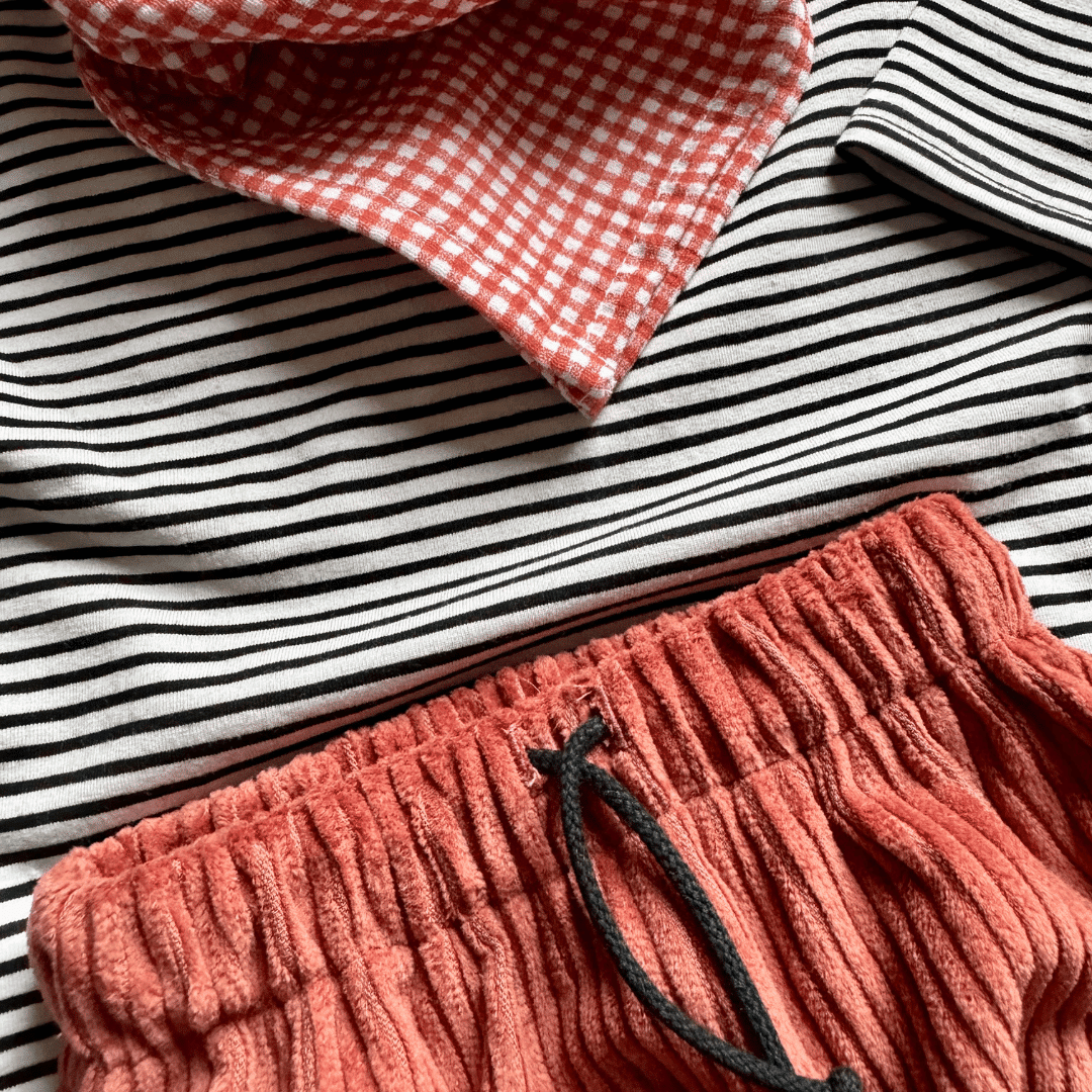 Foulard vichy terracotta - Moomie – Image 6