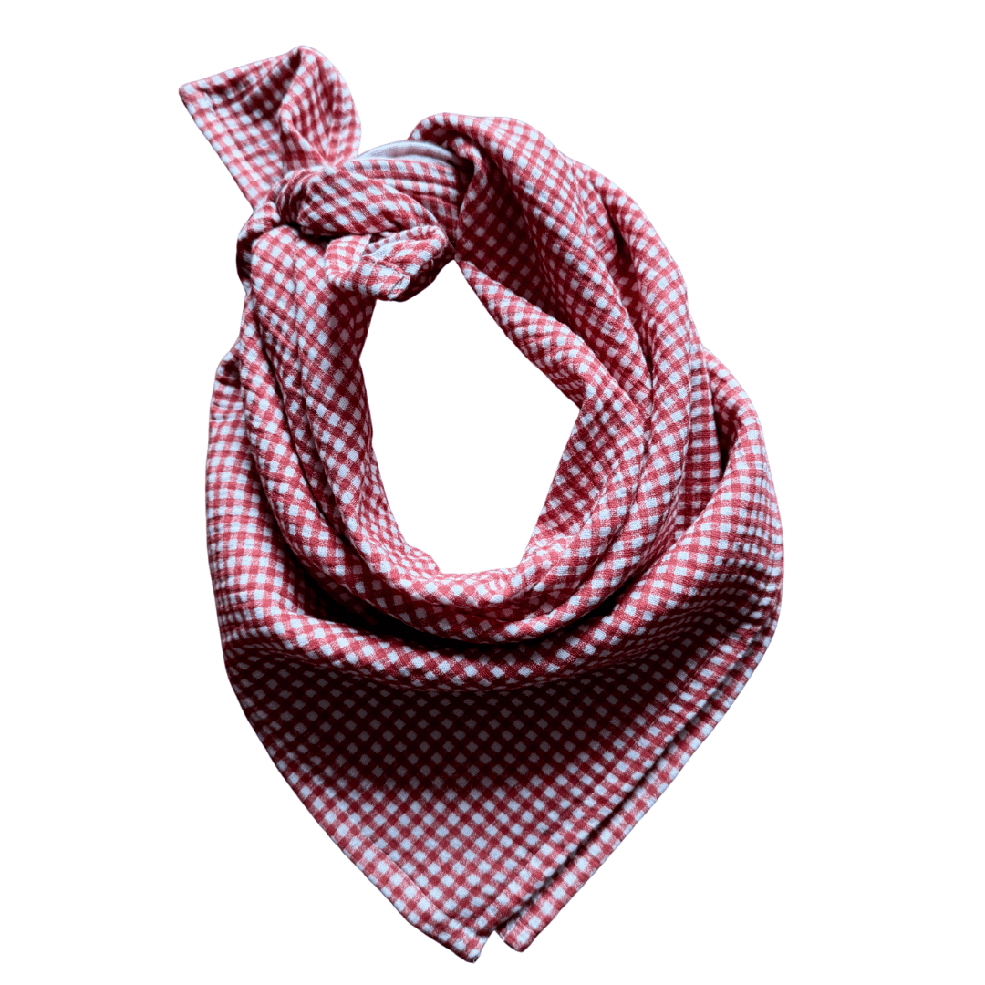 Foulard vichy terracotta - Moomie – Image 5