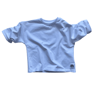 t-shirt bébé coton blanc clair manches longues confortable made in France