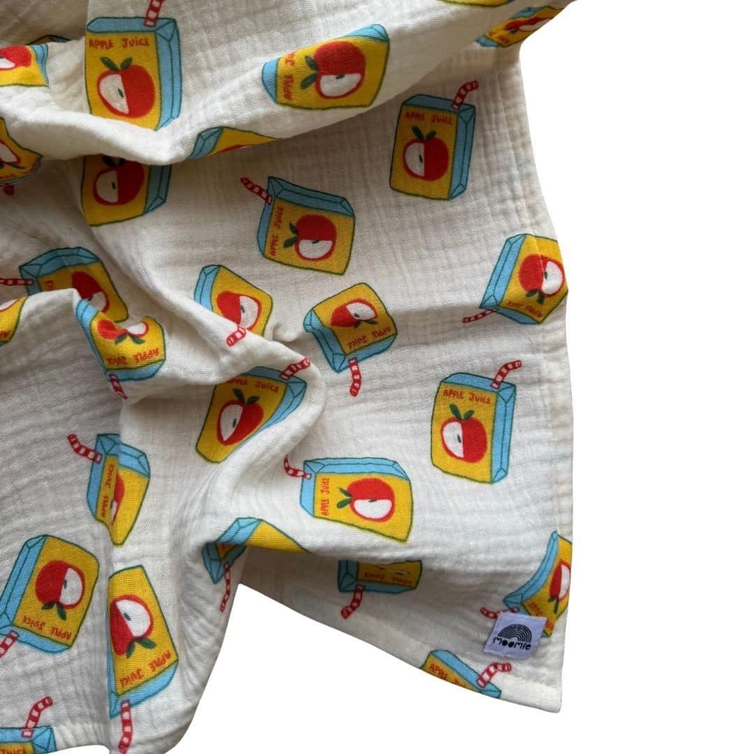 Lange Apple Juice en gaze de coton motif briques de jus de pomme