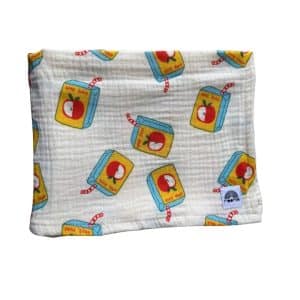 Lange bébé Apple Juice 60 x 60 cm en gaze de coton